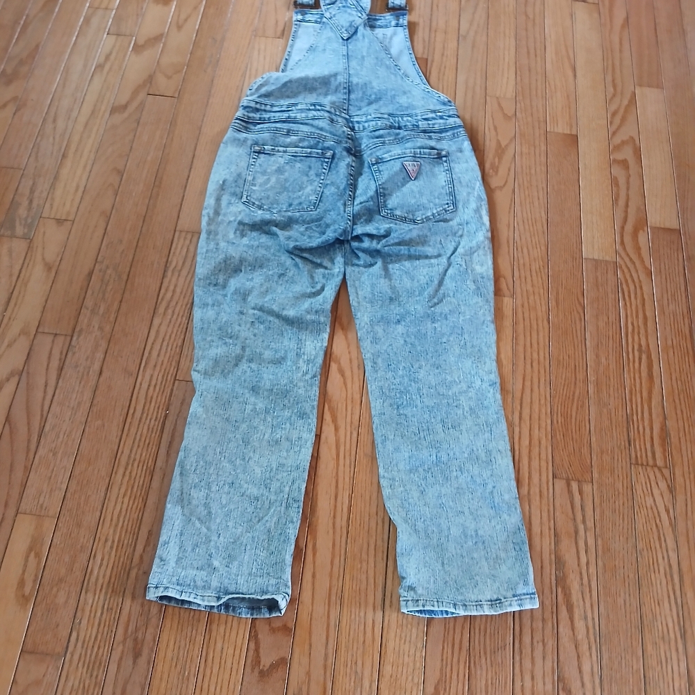 Guess Light Blue Denim Overalls - Picture 2 of 14